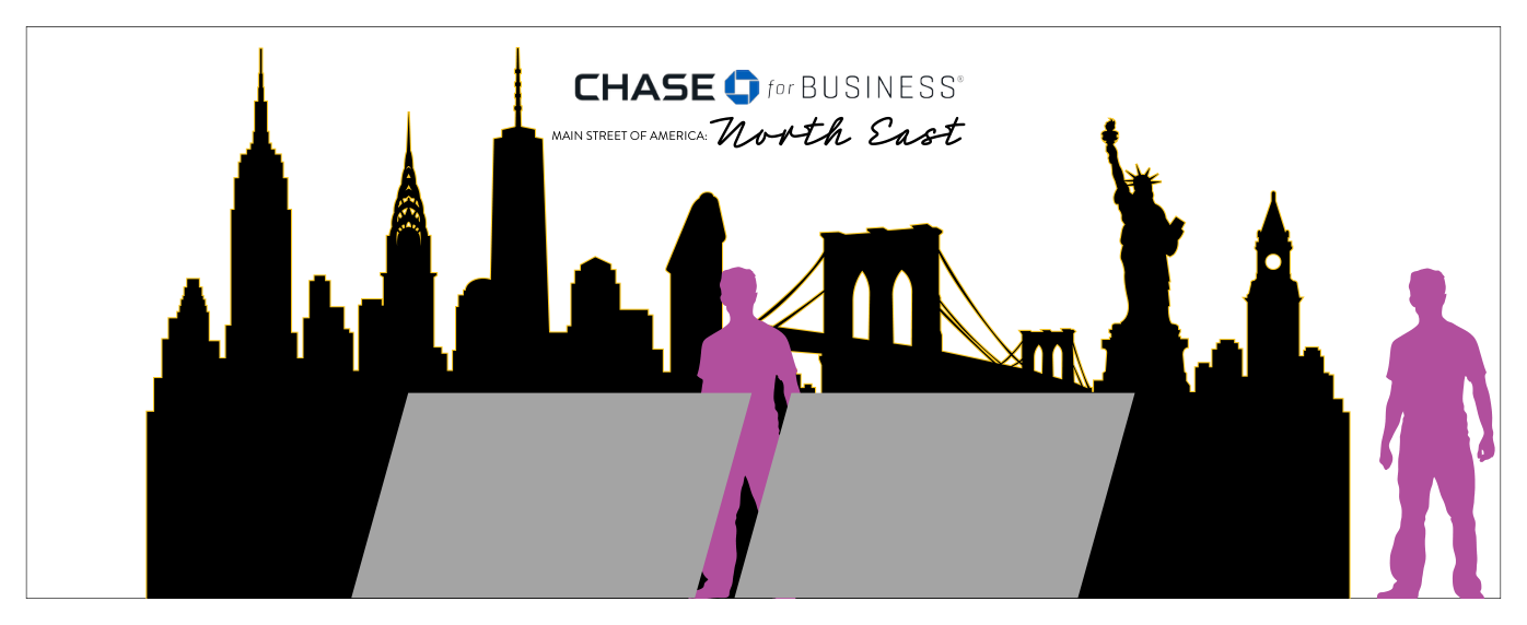 Northeast skyline backdrop