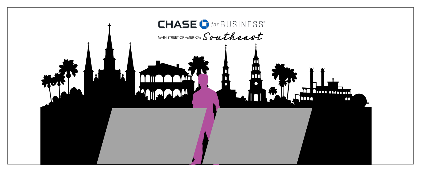 Southeast skyline backdrop