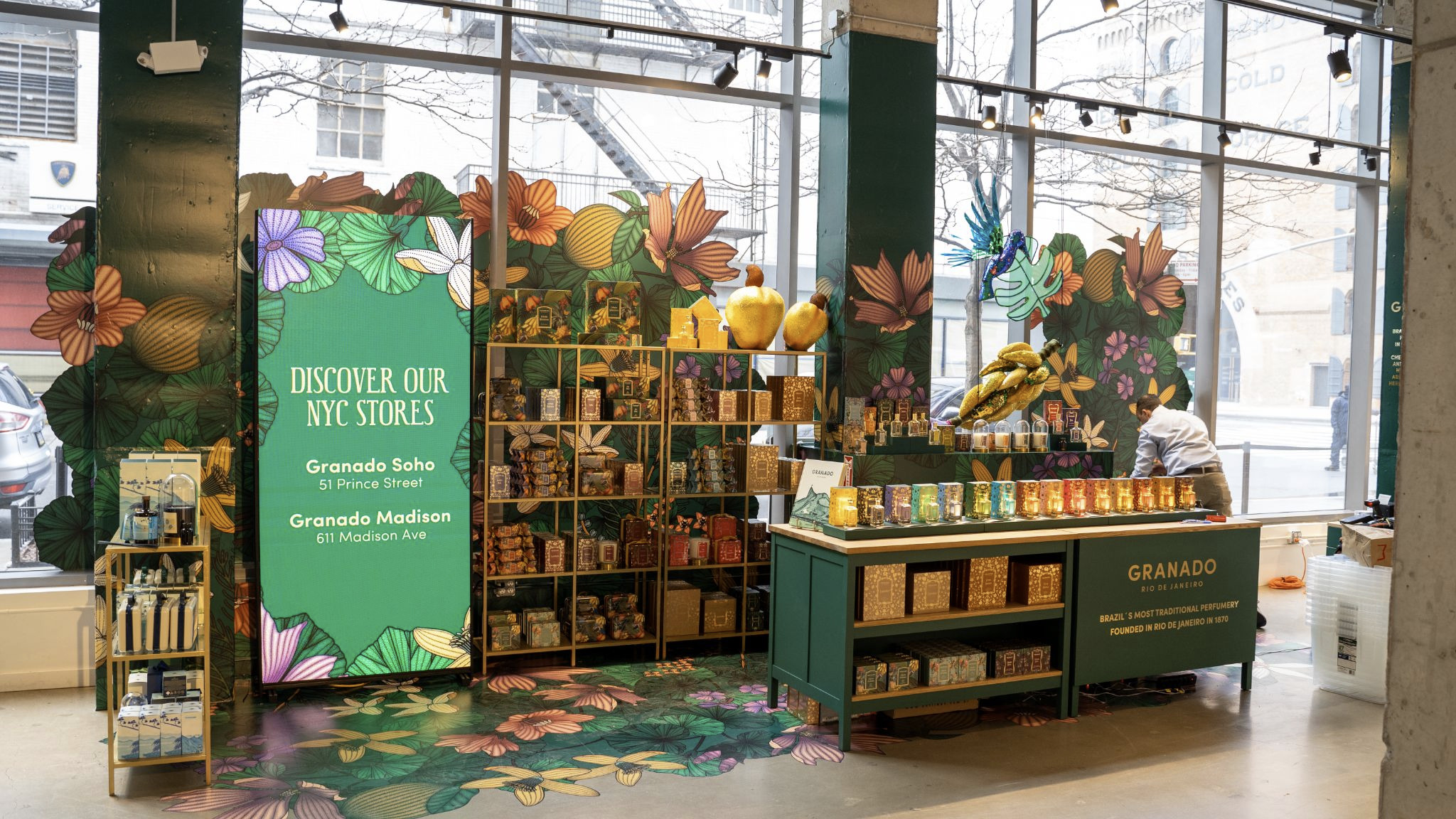 ScentXplore custom booth, built and exhibiting